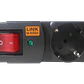 Regleta PDU LINKMADE 8 Schuko/Hembra con Interruptor Piloto 1U Rack 10A - Miniatura 3