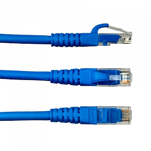 Cable Patch LINKMADE Cat6 Azul LSZH 1.5m Inyectado Multifilar con Conectores de Calidad