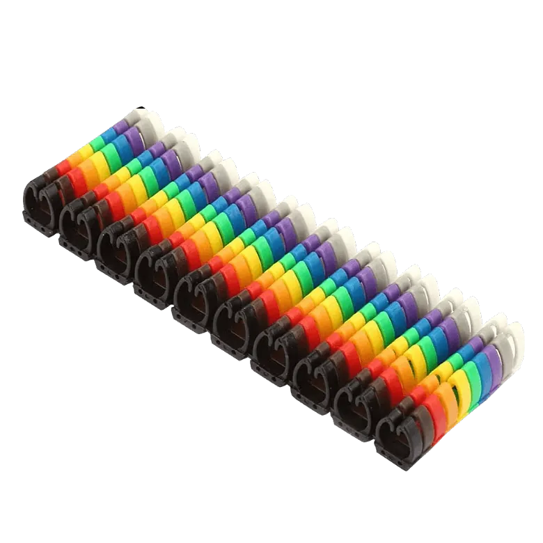 Marcadores Numericos p/cable-Cat5/Cat6 0-9 x10-c/u total-100u. 1
