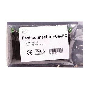 Conectores Rápidos FC/APC Monomodo G657A Simplex - Paquete de 10 Unidades - CFFAR-10