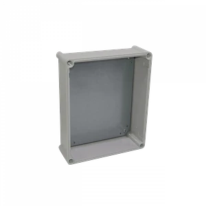 Caja ABS Tibox TJ-AT-3428 340x280x130mm IP66 tapa transparente con placa aluminio