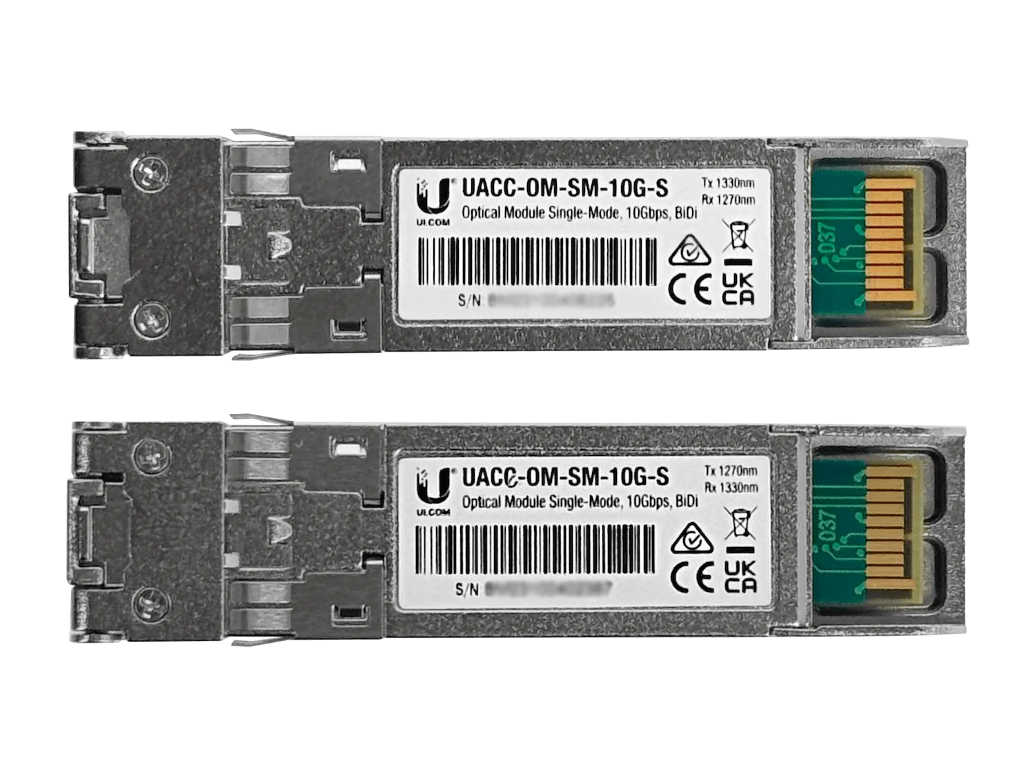 UI Par-WDM-BiDi SFP+ SM 10Gbps 10km 1270/1310nm 1-LC UACC-OM-SM-10G-S 1