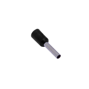 Negro 1,5mm2 8/15mm 100-unid AWG16 Ferrules Terminal Aislado Crimpeabl