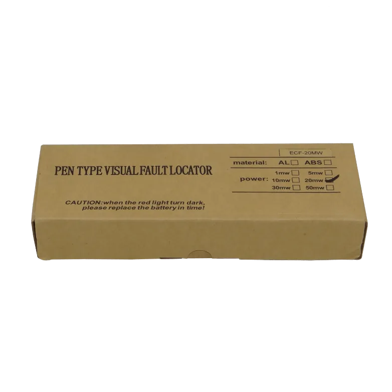 Detector Visual de Fallas en Fibra Óptica, 20mW, 650nm, 15km, Requiere 2 Pilas AA 6