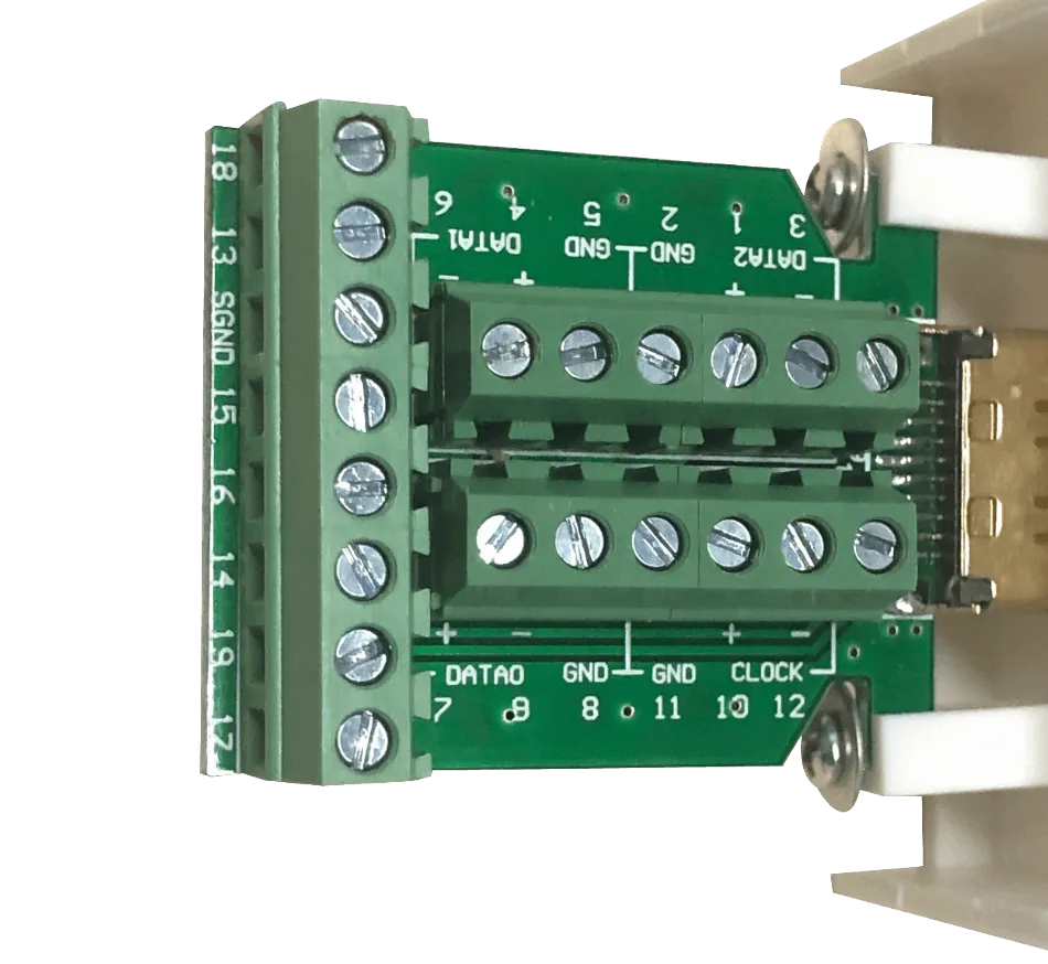 Modulo 1-HDMI Hembra-Regleta-20p para Placa Multimedia FQ1-FQ2-FQ3 1