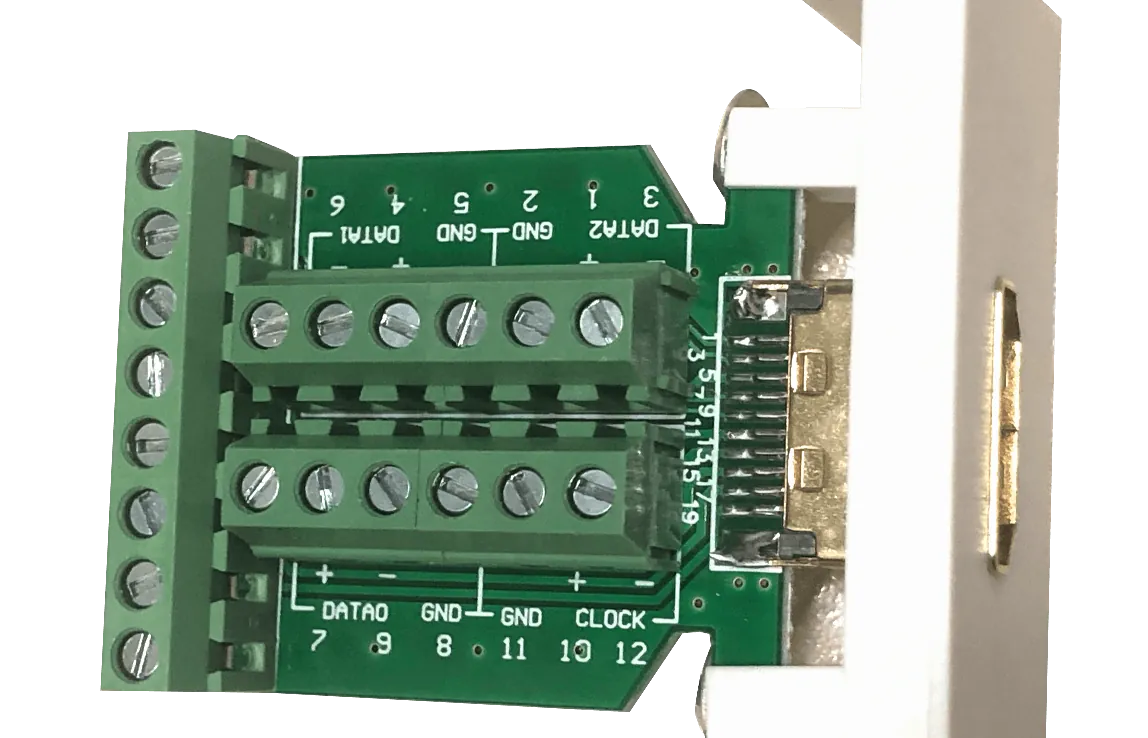 Modulo 1-HDMI Hembra-Regleta-20p para Placa Multimedia FQ1-FQ2-FQ3 3