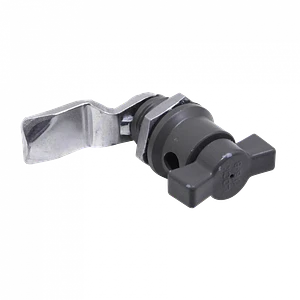 Chapa porta candado Tibox MS772 para tablero M22 hex 27mm