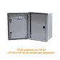 Contrapuerta Tibox TP-43 365x245mm metalica para gabinete 400x300 - Miniatura 4