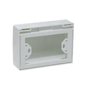 Cubierta Abatible Blanca 131x95mm para Placa Faceplate y Caja Chuqui