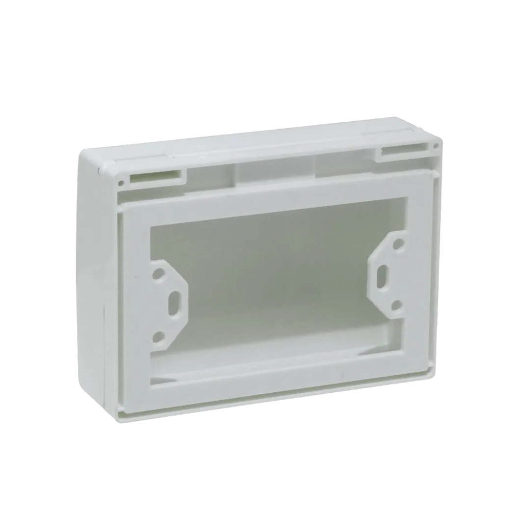 Cubierta Abatible Blanca 131x95mm para Placa Faceplate y Caja Chuqui 1