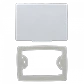 Cubierta Abatible Blanca 131x95mm para Placa Faceplate y Caja Chuqui - Miniatura 5