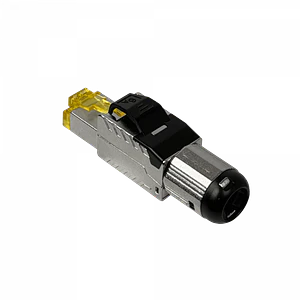RJ45 Macho Blindado FTP Auto-Punchable Cat6 Unifilar Conector Metalico