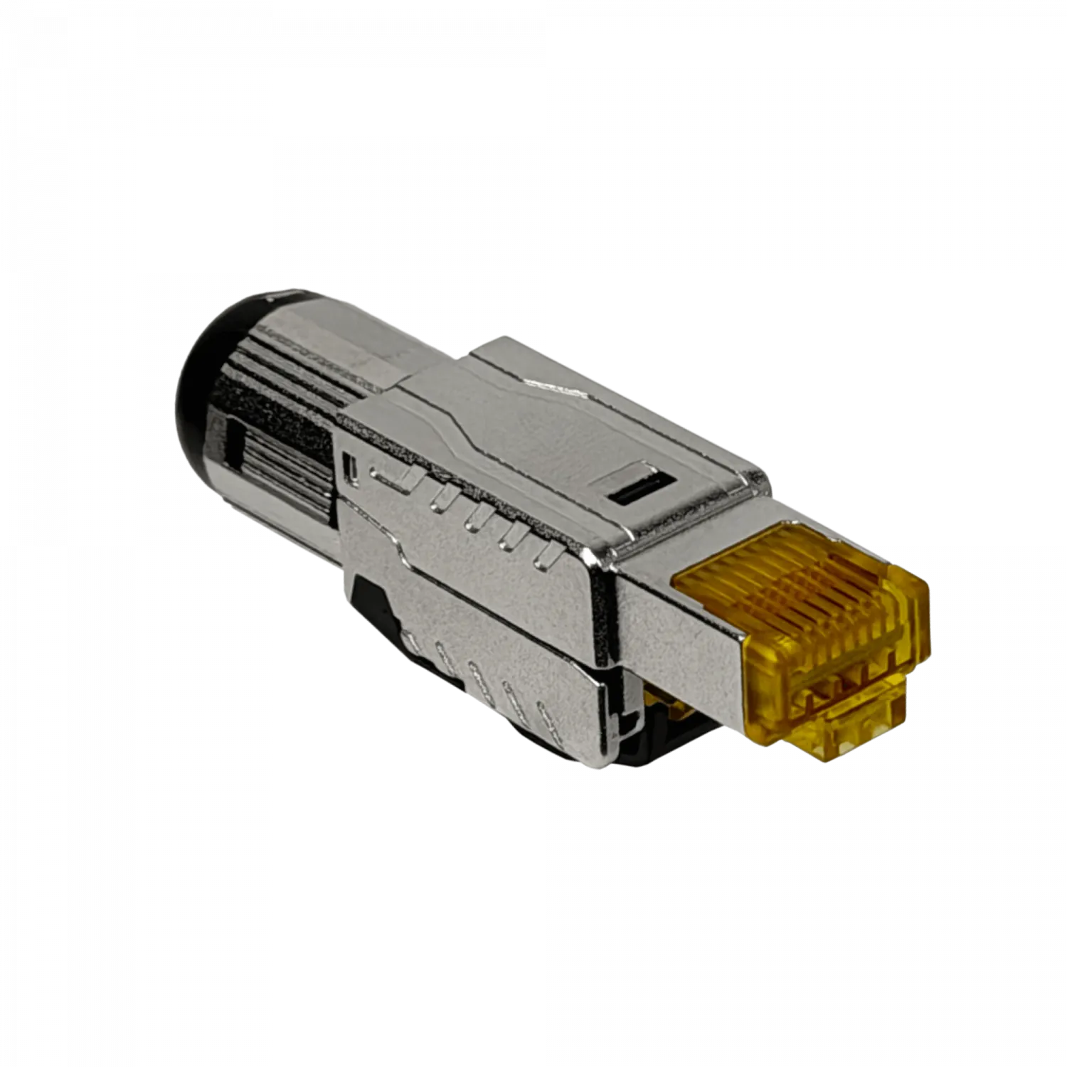 RJ45 Macho Blindado FTP Auto-Punchable Cat6 Unifilar Conector Metalico 3