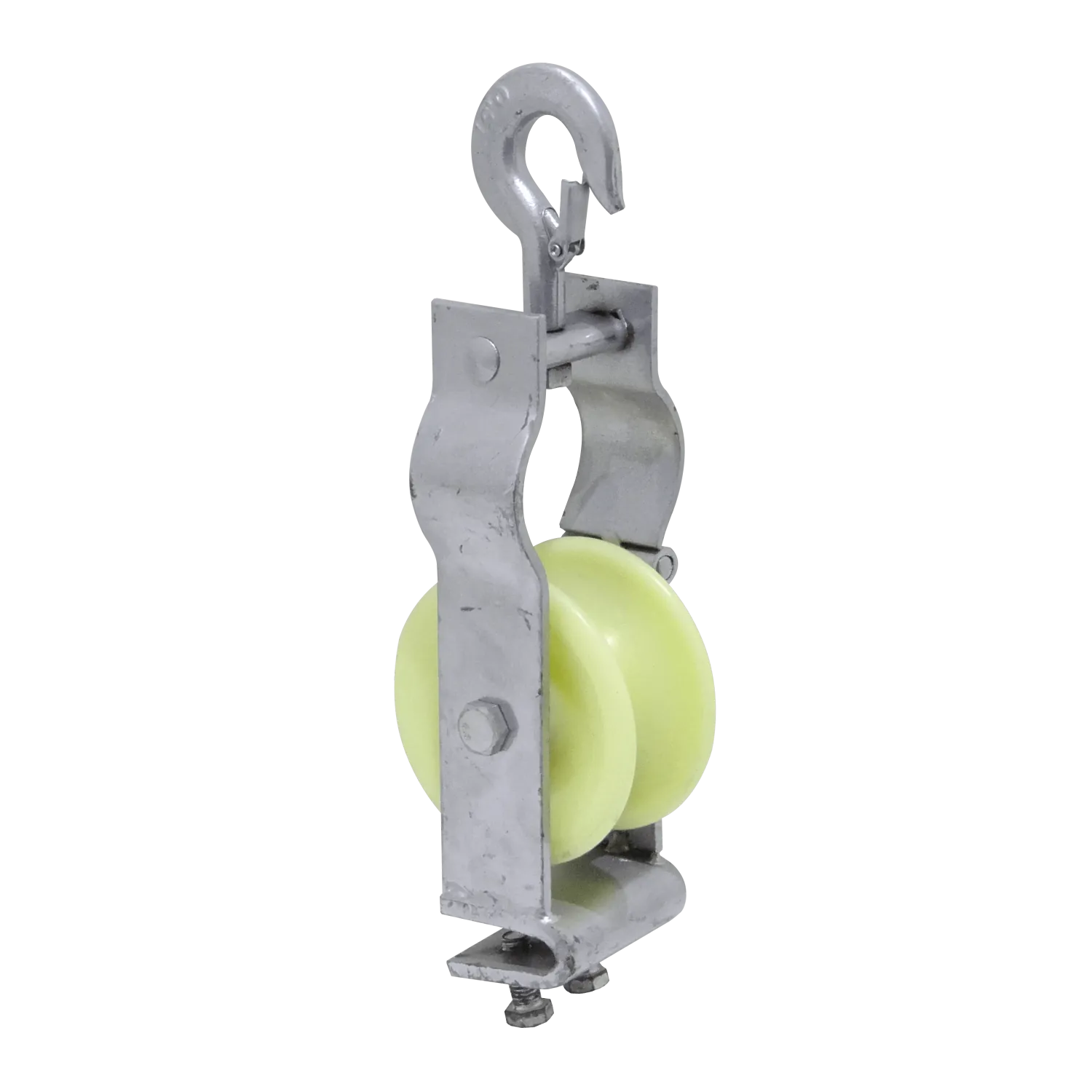 Polea de Nylon para Tendido de Fibra Óptica, 8x35cm, Soporta 0.5 Toneladas 3