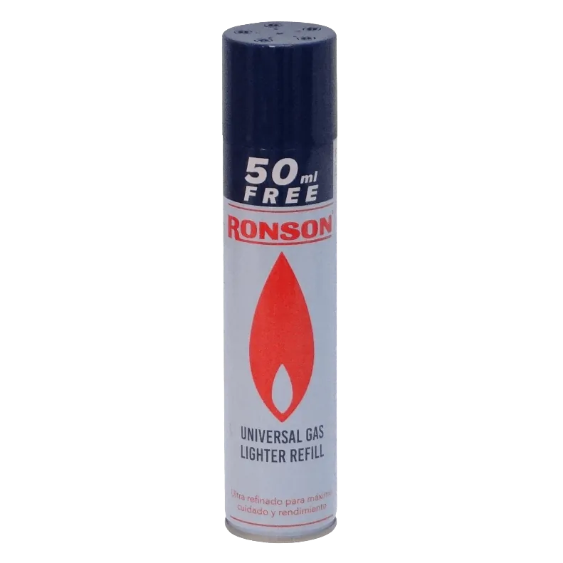 Recarga Gas Butano 300ml UN2037 RONSON  1