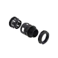 Salida Caja Prensa Estopa 25mm  p/Conduit Flexible Plastico Negro - Miniatura 1