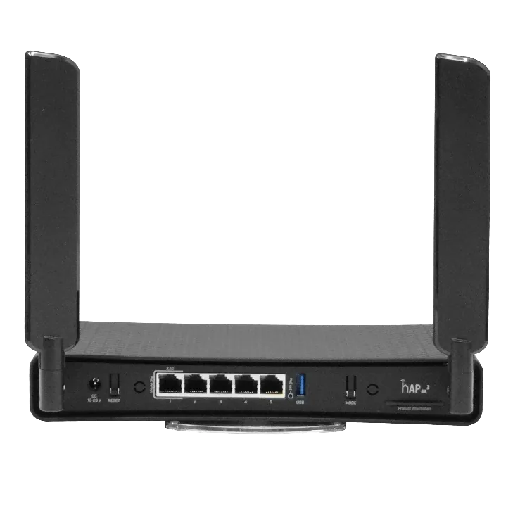 Router MikroTik HAP-AX3 1-2500 4-1000 PoE AX 2.4GHz y 5GHz L6 2