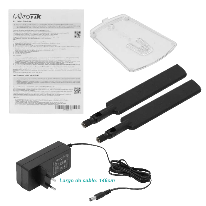 Router MikroTik HAP-AX3 1-2500 4-1000 PoE AX 2.4GHz y 5GHz L6 4