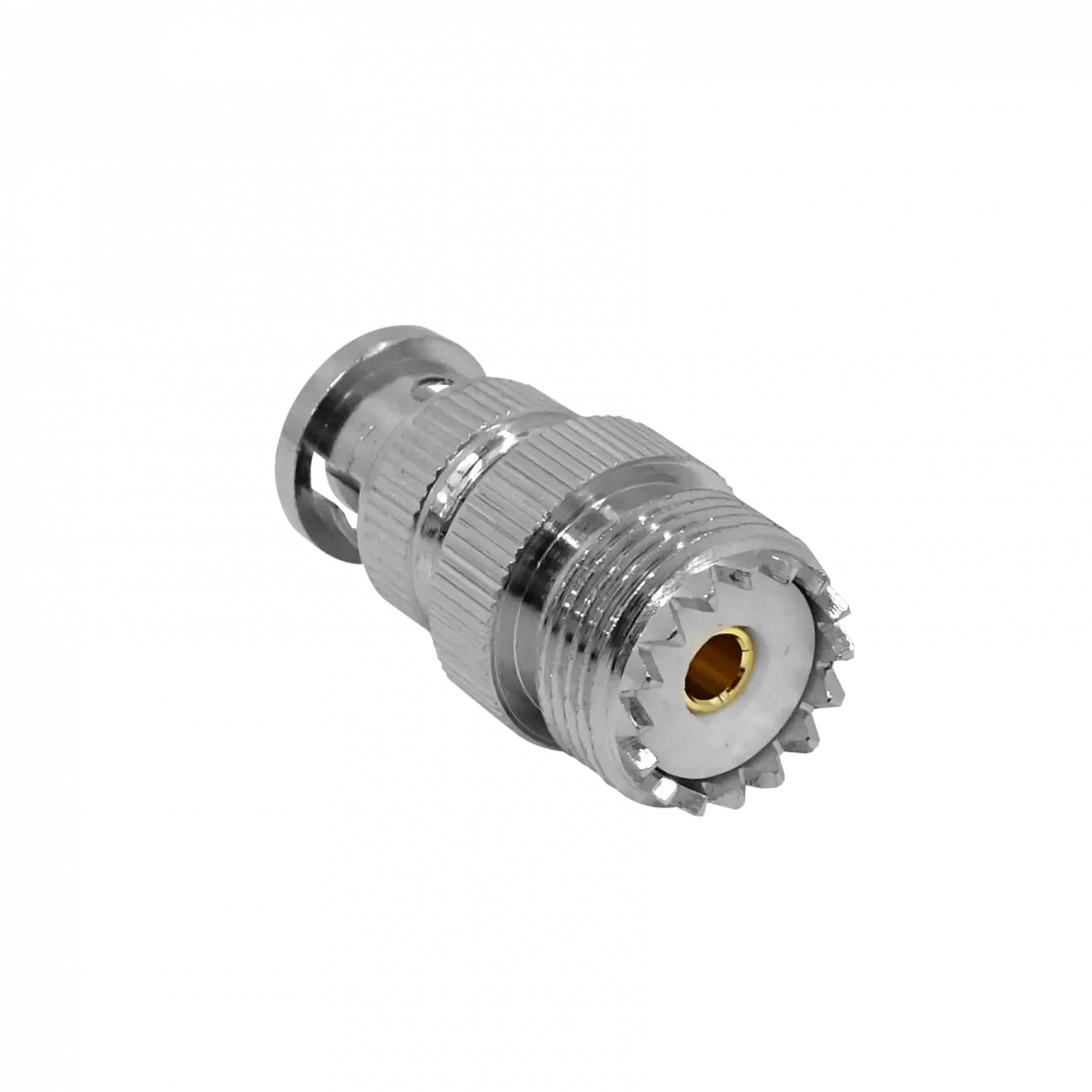 BNC-Macho UHF-Hembra/PL259-Hembra Adaptador Copla Coaxial 2