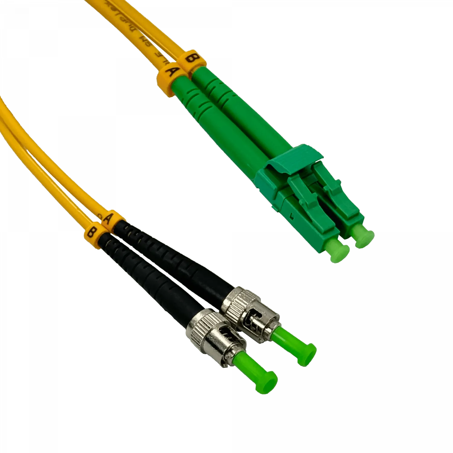 3mt LC/APC-ST/APC MonoModo SM Duplex Jumper Cable Fibra 9/125um 3mm 3