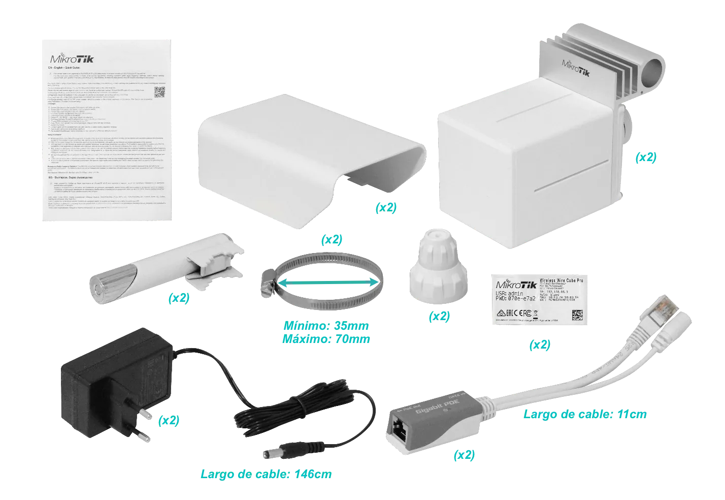 Punto de Acceso MikroTik Cube 60Pro ac - 60 GHz, 802.11ay, Conexiones de Alta Velocidad 1