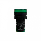 Verde Luz Piloto LED 220VAC 20mm-diametro 28mm-cabeza 51mm-altura - Miniatura 2