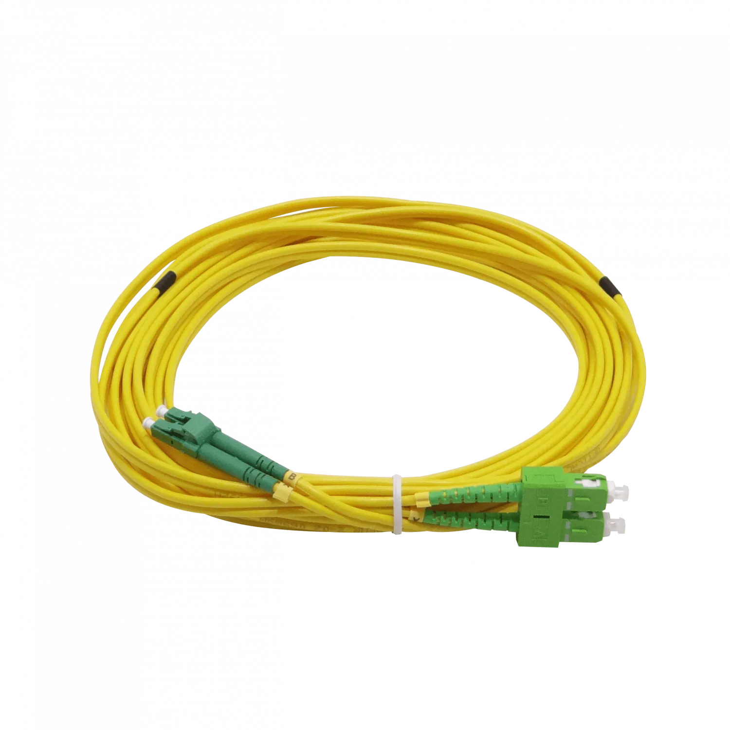 6mt SC/APC-LC/APC MonoModo SM Duplex Jumper Cable Fibra 9/125um 3mm 3
