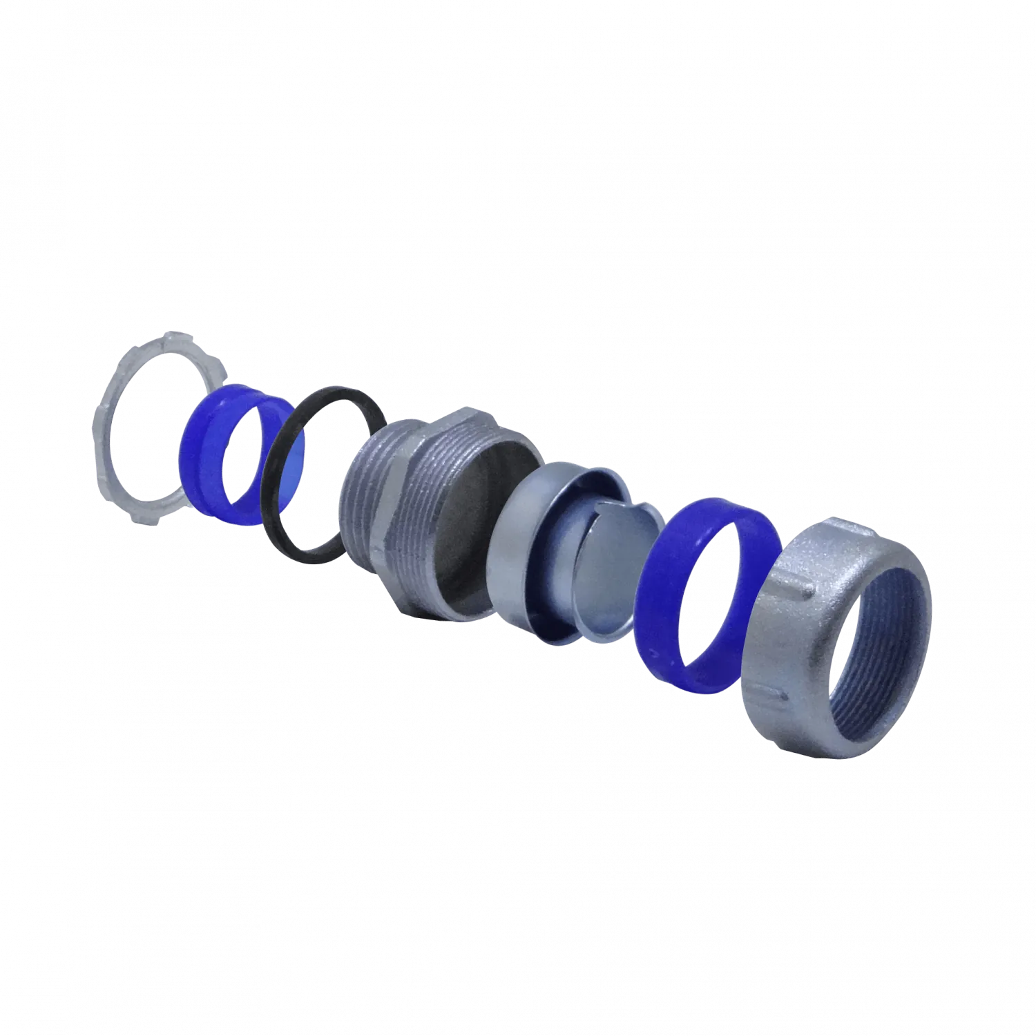 Metalico 1-Pulg Prensa Estopa para Flexible Aislacion IP65 2