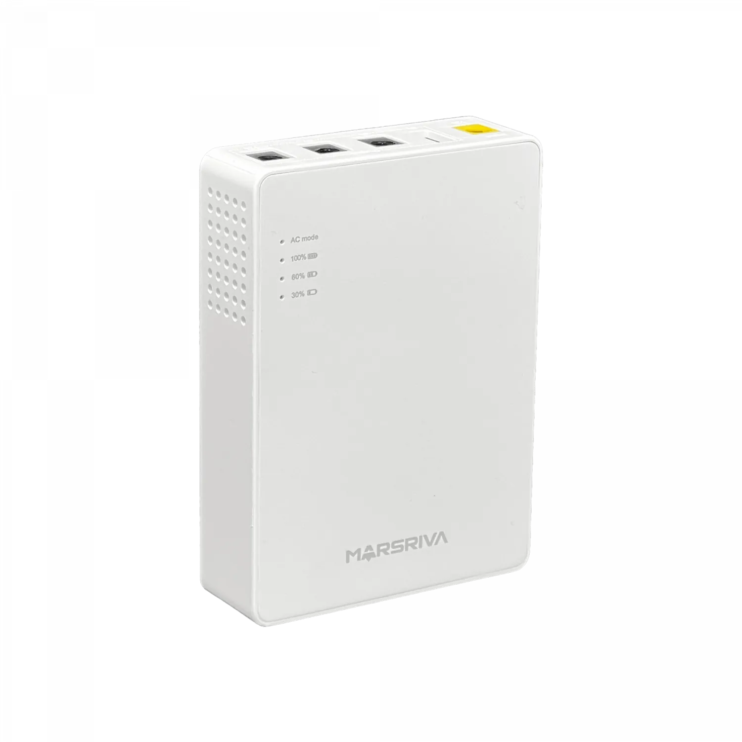 Mini UPS MARSRIVA 37Wh 10000mAh, Salidas 5V/9V/12V 1.5A, Entrada 12VDC, Batería de Litio 6