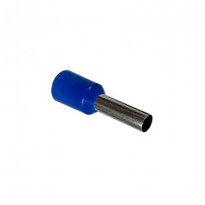 Terminal Aislado Crimpeable Azul 2,5mm2 8/15mm 100-unids AWG14 Ferrules 