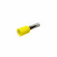 Terminal Aislado Crimp Amarillo 2,5mm2 8/15mm 100-unids AWG14 Ferrules  - Miniatura 2