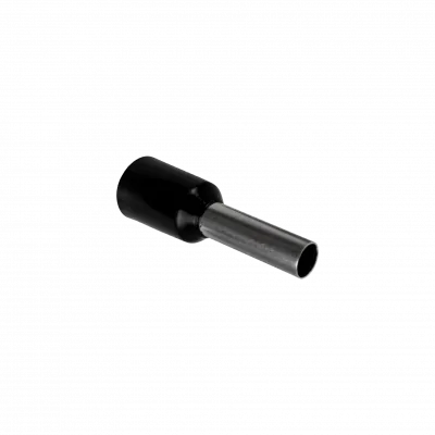 Negro 2,5mm2 8/15mm 100-unids AWG14 Ferrules Terminal Aislado Crimpeab 1