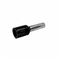 Negro 2,5mm2 8/15mm 100-unids AWG14 Ferrules Terminal Aislado Crimpeab - Miniatura 2