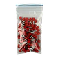 Rojo 2,5mm2 8/15mm 100-unids AWG14 Ferrules Terminal Aislado Crimpeabl - Miniatura 3