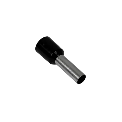Negro 6,0mm2 12/20mm 100-unid AWG10 Ferrules Terminal Aislado Crimpeab 1