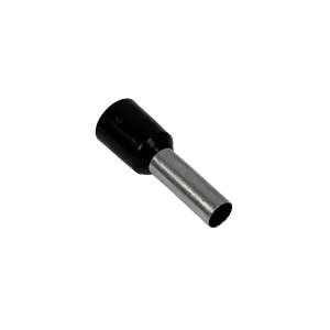 Negro 6,0mm2 12/20mm 100-unid AWG10 Ferrules Terminal Aislado Crimpeab