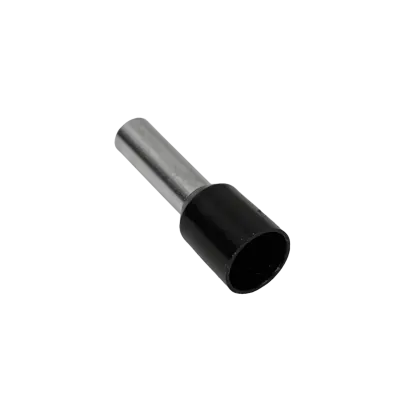 Negro 6,0mm2 12/20mm 100-unid AWG10 Ferrules Terminal Aislado Crimpeab 2