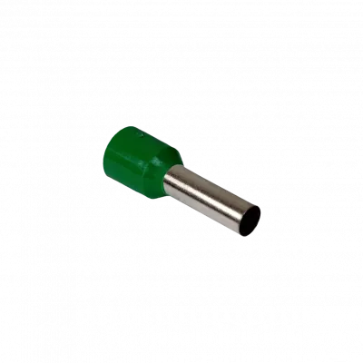 Verde 6,0mm2 12/20mm 100-unid AWG10 Ferrules Terminal Aislado Crimpeab 1