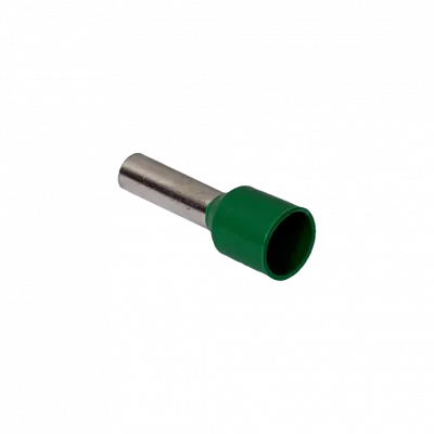 Verde 6,0mm2 12/20mm 100-unid AWG10 Ferrules Terminal Aislado Crimpeab 2