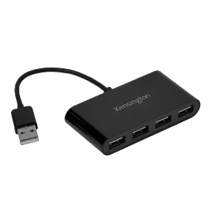 KENSINGTON Hub 4-USB2.0 no permite fuente de poder cable-10cm K39120WW