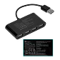 KENSINGTON Hub 4-USB2.0 no permite fuente de poder cable-10cm K39120WW - Miniatura 3