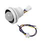 Sensor Movimiento Rele 85-265VAC 1A 110º 4-6mts 45s diametro-19mm - Miniatura 1