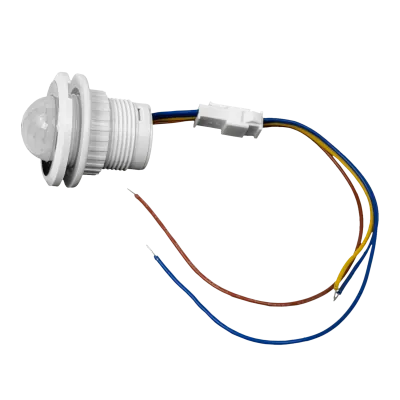 Sensor Movimiento Rele 85-265VAC 1A 110º 4-6mts 45s diametro-19mm 2
