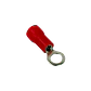Ojo-4,3mm 0,5-1,5mm2-Cable 100-unids. Conector Rojo Aislado PVC - Miniatura 1