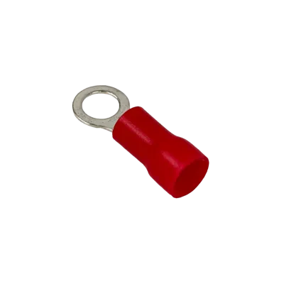 Ojo-4,3mm 0,5-1,5mm2-Cable 100-unids. Conector Rojo Aislado PVC 2