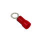 Ojo-4,3mm 0,5-1,5mm2-Cable 100-unids. Conector Rojo Aislado PVC - Miniatura 2