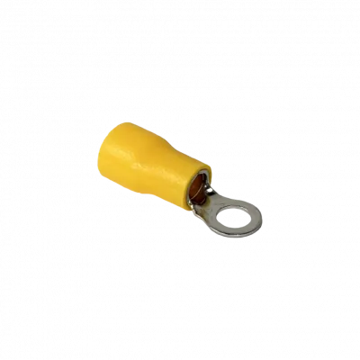 RV5.4-4 Ojo-4,3mm 4-6mm2-Cable 50-unids. Conector Amarillo Aislado PVC 1