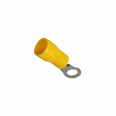 RV5.4-4 Ojo-4,3mm 4-6mm2-Cable 50-unids. Conector Amarillo Aislado PVC 2