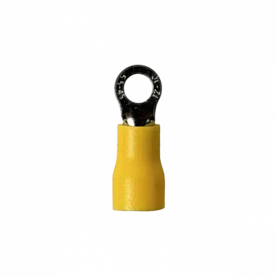 RV5.4-4 Ojo-4,3mm 4-6mm2-Cable 50-unids. Conector Amarillo Aislado PVC 3