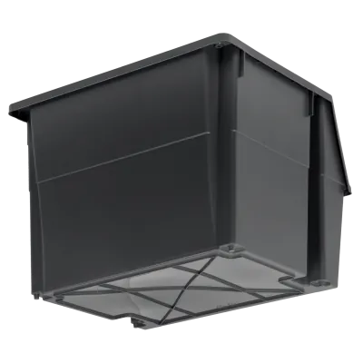 WENCO Frontal Ferretero Apilable Gris 40x45cm 34cm-Altura PP 4